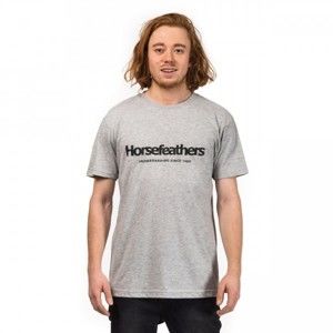 Horsefeathers QUARTER T-SHIRT sivá M - Pánske tričko