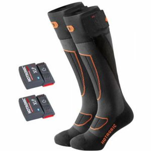 Hotronic XLP 1P + BLUETOUCH SURROUND COMFORT Vyhrievané ponožky, čierna, veľkosť S