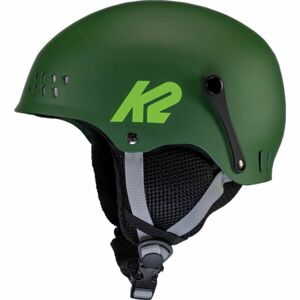 K2 ENTITY Detská lyžiarska prilba, tmavo zelená, veľkosť (51 - 55)