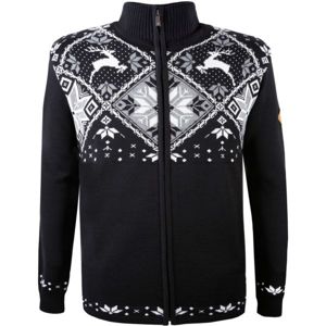 Kama MERINO SVETER 4055 čierna XL - Pletený sveter
