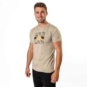 Kappa LOGO GRAMI Pánske tričko, béžová, veľkosť M