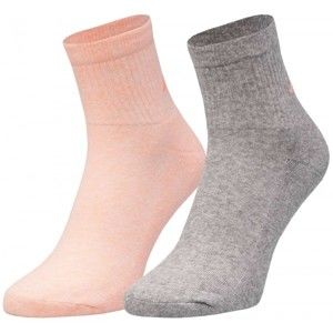 Kappa ZORAZ 2PACK Dámske ponožky, sivá,lososová, veľkosť