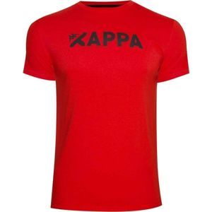Kappa LOGO ALBEX Pánske tričko, červená,čierna, veľkosť
