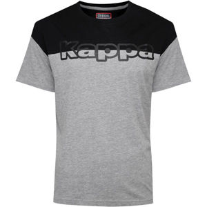 Kappa LOGO BACK Pánske tričko, sivá,čierna, veľkosť