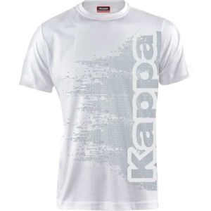 Kappa LOGO BACOM Pánske tričko, biela,sivá, veľkosť
