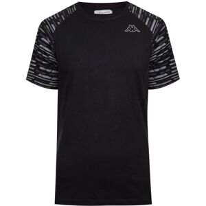 Kappa LOGO BELO Pánske tričko, čierna, veľkosť XXXL