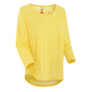 KARI TRAA PIA LS žltá XL - Dámske športové tričko