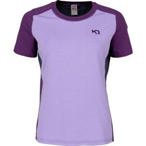 KARI TRAA SANNE HIKING TEE Športové  dámske tričko, fialová, veľkosť S