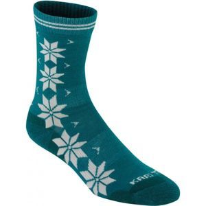KARI TRAA VINST WOOL SOCK 2PK Dámske vlnené ponožky, modrá, veľkosť 36-38