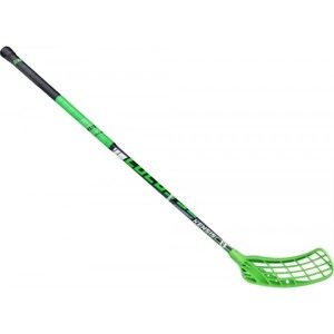 Kensis LOCUS30 Florbalová hokejka, čierna,svetlo zelená, veľkosť