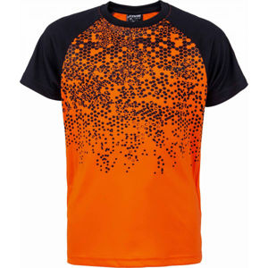 Kensis MORES Chlapčenské tričko, oranžová,čierna, veľkosť