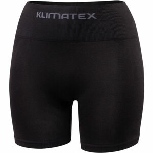 Klimatex BONDY Dámske bezšvové boxerky s vyšším sedom, čierna, veľkosť M