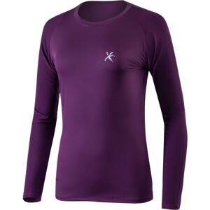 Klimatex Dámske funkčné tričko s dlhým rukávom Dámske funkčné tričko s dlhým rukávom, fialová, veľkosť XL