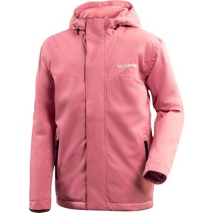 Klimatex FISTANA Detská  outdoorová bunda s kapucňou, ružová, veľkosť 122