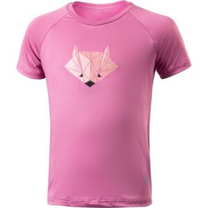 Klimatex FOX Dievčenské tričko, ružová, veľkosť 110