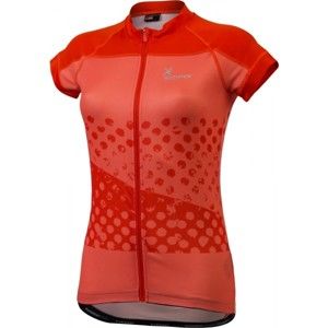 Klimatex JETTE oranžová M - Dámsky cyklistický dres so sublimačnou potlačou