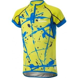 Klimatex JOPPE Detský cyklistický dres, žltá, veľkosť 122