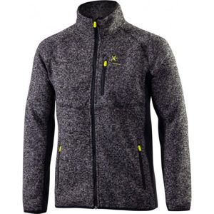 Klimatex KADRAT Pánsky outdoorový sveter, čierna, veľkosť XXL