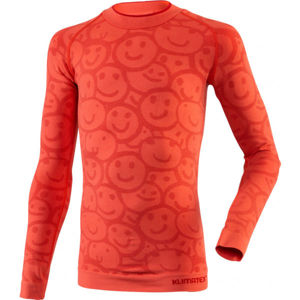 Klimatex MORAMBO Funkčné detské termo tričko, červená, veľkosť 110-122