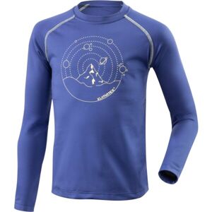 Klimatex PLUTO Detské funkčné tričko s dlhým rukávom, modrá, veľkosť 122