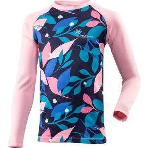 Klimatex LISTY Dievčenské  funkčné tričko s dlhým rukávom, ružová, veľkosť 110