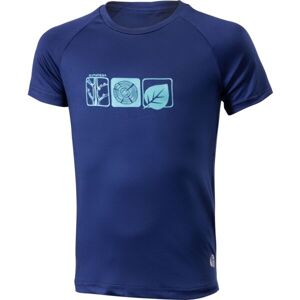 Klimatex WOND Funkčné detské tričko, tmavo modrá, veľkosť 158