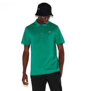 Lacoste MAN SHORT SLEEVES BEST POLO tmavo zelená S - Pánske polo tričko