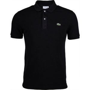 Lacoste SLIM SHORT SLEEVE POLO čierna XL - Pánske tričko polo