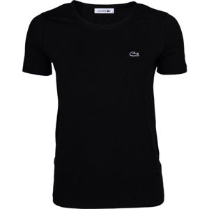 Lacoste ZERO NECK SS T-SHIRT čierna S - Dámske tričko