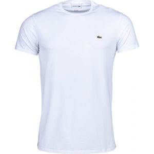 Lacoste ZERO NECK SS T-SHIRT biela S - Pánske tričko