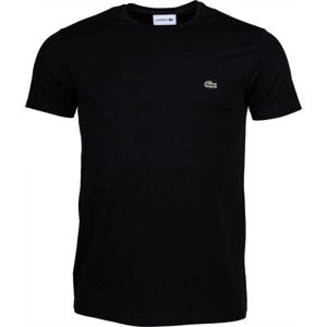 Lacoste ZERO NECK SS T-SHIRT čierna L - Pánske tričko