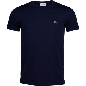Lacoste ZERO NECK SS T-SHIRT tmavo modrá XL - Pánske tričko
