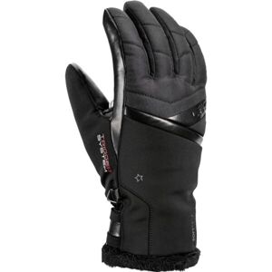 Leki SNOWFOX 3D W Dámske lyžiarske rukavice, čierna, veľkosť