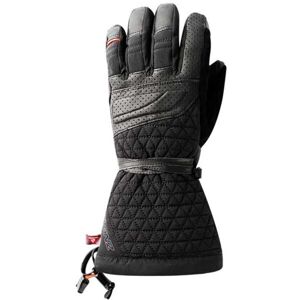 Lenz HEAT GLOVE 6.0 FINGER CAP W Dámske vyhrievané  rukavice, čierna, veľkosť XS