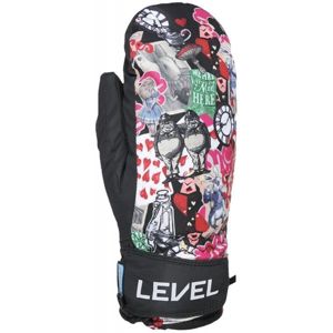 Level JUKE JR MITT Detské lyžiarske rukavice, čierna, veľkosť 5.5