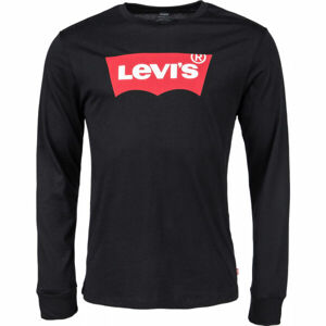Levi's LS STD GRAPHIC TEE Pánske tričko s dlhým rukávom, čierna, veľkosť 2XL