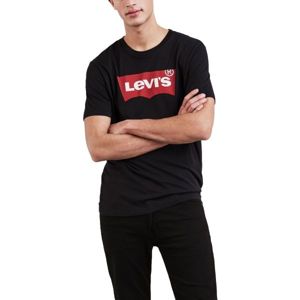 Levi's GRAPHIC SET-IN NECK Pánske tričko, čierna, veľkosť S