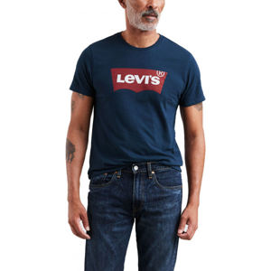 Levi's GRAPHIC SET-IN NECK Pánske tričko, tmavo modrá, veľkosť XXL