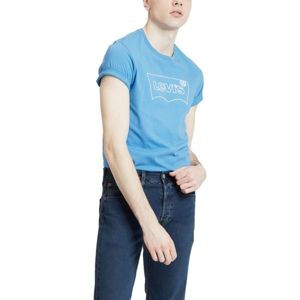 Levi's HOUSEMARK GRAPHIC TEE modrá S - Pánske tričko