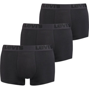 Levi's MEN PREMIUM TRUNK 3P Pánske boxerky, čierna, veľkosť M