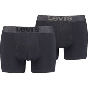 Levi's BOXER BRIEF 2P Pánske boxerky, čierna, veľkosť M