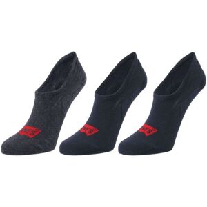 Levi's® FOOTIE HIGH RISE BATWING LOGO 3P Ponožky, sivá, veľkosť