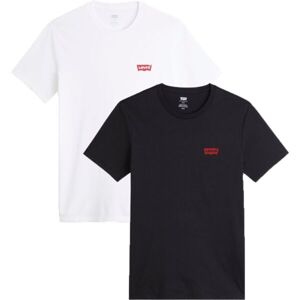 Levi's GRAPHIC CREWNECK T-SHIRT 2 PACK Pánske tričko, čierna, veľkosť 2XL