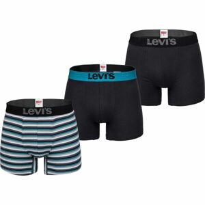 Levi's MEN BACK IN SESSION TRUNK 3P Pánske boxerky, čierna, veľkosť XL