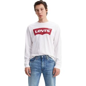 Levi's LS STD GRAPHIC TEE Pánske tričko s dlhým rukávom, biela, veľkosť M