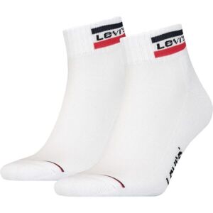 Levi's MID CUT SPRTWR LOGO 2P Ponožky, tmavo sivá, veľkosť 39 - 42
