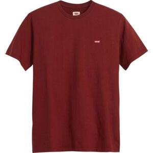 Levi's SS ORIGINAL HM TEE Pánske tričko, vínová, veľkosť XL