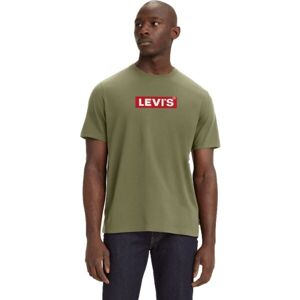 Levi's SS RELAXED FIT TEE Pánske tričko, khaki, veľkosť M