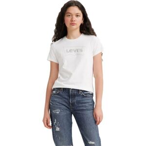 Levi's THE PERFECT TEE Dámske tričko, biela, veľkosť L