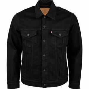 Levi's THE TRUCKER JACKET CORE Pánska jeansová bunda, čierna, veľkosť L